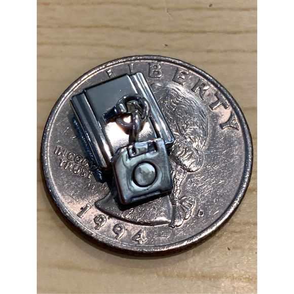 .925 Computer Disk dangling Italian Charm #computer accessories - Picture 3 of 3